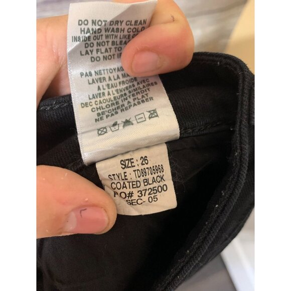 Joe's Jeans Skinny Corduroy Black Visionaire size 26 Stretch Mid Rise - Picture 8 of 8